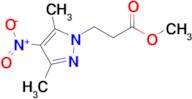 3-(3,5-Dimethyl-4-nitro-pyrazol-1-yl)-propionic acid methyl ester