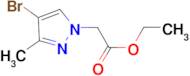 (4-Bromo-3-methyl-pyrazol-1-yl)-acetic acid ethylester