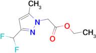 (3-Difluoromethyl-5-methyl-pyrazol-1-yl)-acetic acid ethyl ester