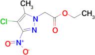 (4-Chloro-5-methyl-3-nitro-pyrazol-1-yl)-acetic acid ethyl ester