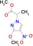 2-(3-Methoxy-4-nitro-pyrazol-1-yl)-propionic acidmethyl ester