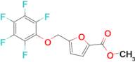 5-Pentafluorophenyloxymethyl-furan-2-carboxylic acid methyl ester
