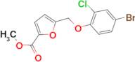 5-(4-Bromo-2-chloro-phenoxymethyl)-furan-2-carboxylic acid methyl ester