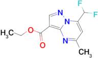 7-Difluoromethyl-5-methyl-pyrazolo[1,5- a ]pyrimidine-3-carboxylic acid ethyl ester