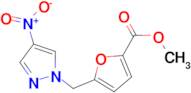 5-(4-Nitro-pyrazol-1-ylmethyl)-furan-2-carboxylic acid methyl ester