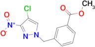 3-(4-Chloro-3-nitro-pyrazol-1-ylmethyl)-benzoic acid methyl ester