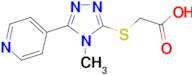 (4-Methyl-5-pyridin-4-yl-4 H -[1,2,4]triazol-3-ylsulfanyl)-acetic acid