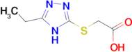 (5-Ethyl-4 H -[1,2,4]triazol-3-ylsulfanyl)-acetic acid