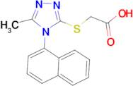 (5-Methyl-4-naphthalen-1-yl-4 H -[1,2,4]triazol-3-ylsulfanyl)-acetic acid