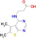 3-(5,6-Dimethyl-thieno[2,3- d ]pyrimidin-4-ylamino)-propionic acid