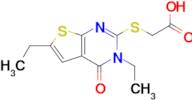 (3,6-Diethyl-4-oxo-3,4-dihydro-thieno[2,3- d ]pyrimidin-2-ylsulfanyl)-acetic acid