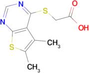 (5,6-Dimethyl-thieno[2,3- d ]pyrimidin-4-ylsulfanyl)-acetic acid