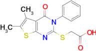 (5,6-Dimethyl-4-oxo-3-phenyl-3,4-dihydro-thieno[2,3- d ]pyrimidin-2-ylsulfanyl)-acetic acid