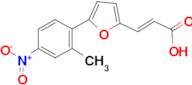 3-[5-(2-Methyl-4-nitro-phenyl)-furan-2-yl]-acrylic acid