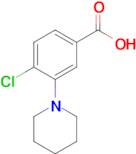 4-Chloro-3-piperidin-1-yl-benzoic acid