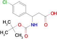 3- tert -Butoxycarbonylamino-3-(4-chloro-phenyl)-propionic acid