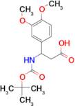 3- tert -Butoxycarbonylamino-3-(3,4-dimethoxy-phenyl)-propionic acid