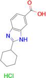 2-Cyclohexyl-1H-benzoimidazole-5-carboxylic acid; hydrochloride