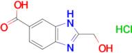 2-Hydroxymethyl-1H-benzoimidazole-5-carboxylic acid; hydrochloride