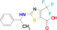 2-(1-Phenyl-ethylamino)-4-trifluoromethyl-thiazole-5-carboxylic acid