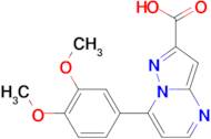 7-(3,4-Dimethoxy-phenyl)-pyrazolo[1,5- a ]pyrimidine-2-carboxylic acid