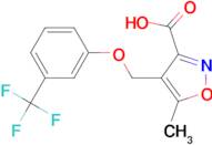 5-Methyl-4-(3-trifluoromethyl-phenoxymethyl)-isoxazole-3-carboxylic acid