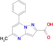 5-Methyl-7-phenyl-pyrazolo[1,5- a ]pyrimidine-2-carboxylic acid