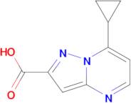 7-Cyclopropyl-pyrazolo[1,5- a ]pyrimidine-2-carboxylic acid