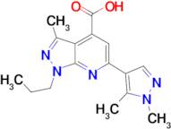 6-(1,5-Dimethyl-1 H -pyrazol-4-yl)-3-methyl-1-propyl-1 H -pyrazolo[3,4- b ]pyridine-4-carboxylic acid