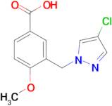 3-(4-Chloro-pyrazol-1-ylmethyl)-4-methoxy-benzoic acid