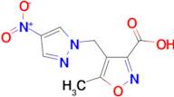 5-Methyl-4-(4-nitro-pyrazol-1-ylmethyl)-isoxazole-3-carboxylic acid