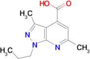 3,6-Dimethyl-1-propyl-1 H -pyrazolo[3,4- b ]pyridine-4-carboxylic acid