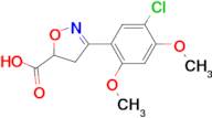 3-(5-Chloro-2,4-dimethoxy-phenyl)-4,5-dihydro-isoxazole-5-carboxylic acid