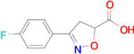 3-(4-Fluoro-phenyl)-4,5-dihydro-isoxazole-5-carboxylic acid