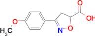 3-(4-Methoxy-phenyl)-4,5-dihydro-isoxazole-5-carboxylic acid