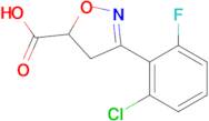 3-(2-Chloro-6-fluoro-phenyl)-4,5-dihydro-isoxazole-5-carboxylic acid