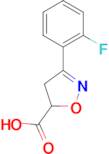 3-(2-Fluoro-phenyl)-4,5-dihydro-isoxazole-5-carboxylic acid