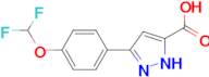 5-(4-Difluoromethoxy-phenyl)-1 H -pyrazole-3-carboxylic acid