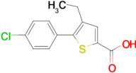 5-(4-Chloro-phenyl)-4-ethyl-thiophene-2-carboxylic acid