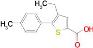 4-Ethyl-5- p -tolyl-thiophene-2-carboxylic acid