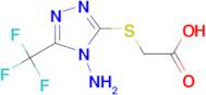 (4-Amino-5-trifluoromethyl-4 H -[1,2,4]triazol-3-ylsulfanyl)-acetic acid