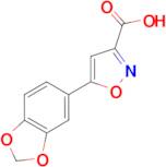 5-Benzo[1,3]dioxol-5-yl-isoxazole-3-carboxylic acid