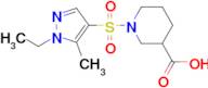 1-(1-Ethyl-5-methyl-1 H -pyrazole-4-sulfonyl)-piperidine-3-carboxylic acid