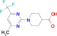 1-(4-Methyl-6-trifluoromethyl-pyrimidin-2-yl)-piperidine-4-carboxylic acid