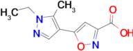 5-(1-Ethyl-5-methyl-1 H -pyrazol-4-yl)-isoxazole-3-carboxylic acid