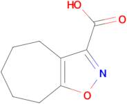 5,6,7,8-Tetrahydro-4 H -cyclohepta[ d ]isoxazole-3-carboxylic acid