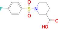 1-(4-Fluoro-benzenesulfonyl)-piperidine-3-carboxylic acid