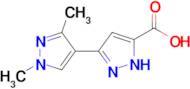 1',3'-Dimethyl-2 H ,1' H -[3,4']bipyrazolyl-5-carboxylic acid