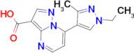 7-(1-Ethyl-3-methyl-1 H -pyrazol-4-yl)-pyrazolo[1,5- a ]pyrimidine-3-carboxylic acid