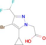 (4-Bromo-5-cyclopropyl-3-difluoromethyl-pyrazol-1-yl)-acetic acid